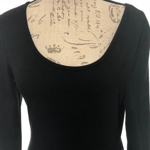 NWT Junior Size Large Black Knit Dress